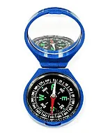 Компас жидкостный Kromatech 45 мм, с крышкой и зеркалом (синий)