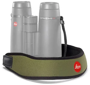 Ремень Leica для биноклей, неопреновый, оливковый, изображение 1