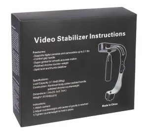 Стабилизатор камеры ручной Bresser BR-HST02 с противовесами, изображение 8