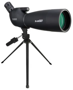 Зрительная труба SVBONY SV28 25–75x70 WP со штативом, изображение 4