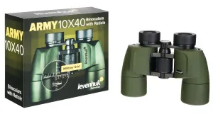 Бинокль Levenhuk Army 10x40 с сеткой, изображение 6