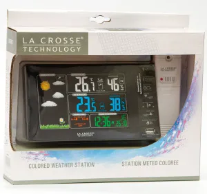 Метеостанция La Crosse WS6827 с цветным экраном и USB-портом, изображение 7