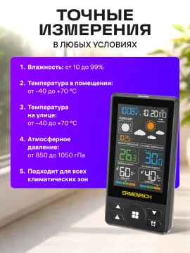 Метеостанция Ermenrich Report WR50, изображение 18