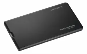 Лупа выдвижная асферическая Eschenbach EasyPocket XL 2,5x, 78x50 мм, с подсветкой, черная, изображение 2