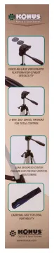 Фотоштатив Konus 3-POD 9, 137 см, изображение 12