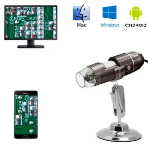 USB-микроскоп цифровой iCartool, 2 Мпикс, 50–1000x (IC-V317), изображение 2