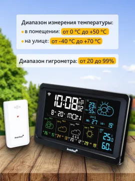 Метеостанция Levenhuk Wezzer PLUS LP80, изображение 17